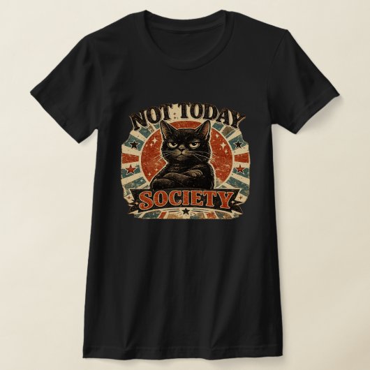 NICHT HEUTE GESELLSCHAFT T-Shirt (Ablage )
