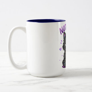 Nicht heute Grumpy Cat Kaffeeliebhaber Süße Lustig Zweifarbige Tasse