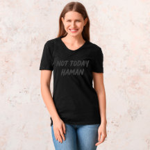 Nicht heute Haman Purim T - Shirt