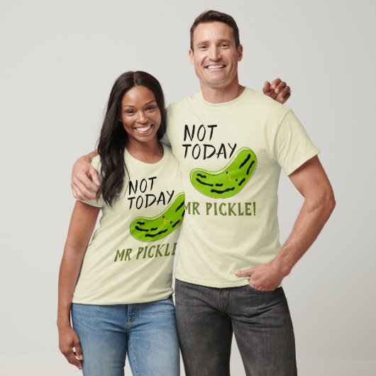 Nicht heute Herr Pickle Funny Pickleball T-Shirt (Unisex)