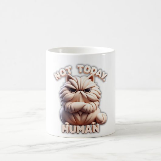 Nicht heute Hummer Katze Funny Coffee Tasse (Mittel)