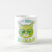 Nicht heute, Hummer Katze Funny Retro Pastel Tasse (Mittel)