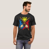 Nicht heute Jesus Satan Ziege Satanic Rainbow Sata T-Shirt (Vorne ganz)