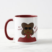 Nicht heute Kaffee-Tasse Tasse (Links)