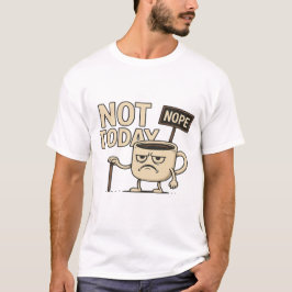 Nicht Heute Kaffeetasse - Lustiger Montagshumor T-Shirt
