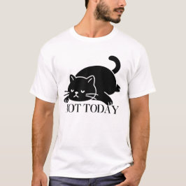 Nicht heute Katze Lustiges T-Shirt für Katzenliebh