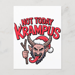Nicht heute Krampus Lustiges Weihnachten Böser Kra