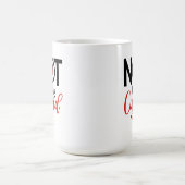 Nicht heute Kupid-Anti-Valentin-Pfeil der roten He Kaffeetasse (Mittel)