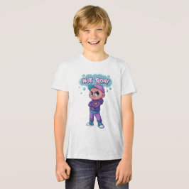 "Nicht heute" Lustiges Stimmung T-Shirt Tri-Blend Shirt
