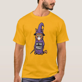 Nicht heute Muggle-Katze T-Shirt - Lustige Zauberk