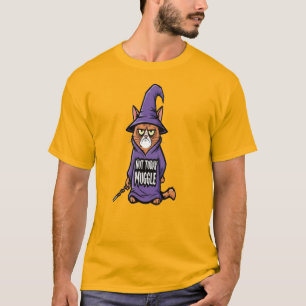 Nicht heute Muggle-Katze T-Shirt - Lustige Zauberk