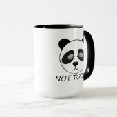 Nicht heute Panda Tasse (VorderseiteRechts)