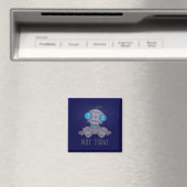 Nicht heute Sad Robot Magnet (In Situ (Geschirrspüler))