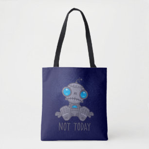 Nicht heute Sad Robot Tasche