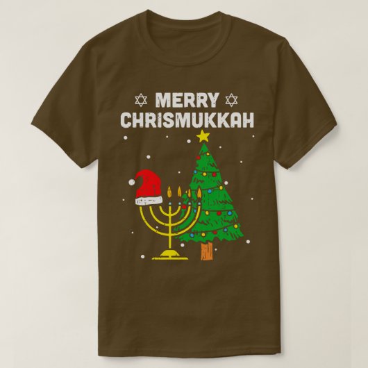 Nicht heute Santa Hanukkah Chanukah Weihnachtsmann T-Shirt (Design vorne)