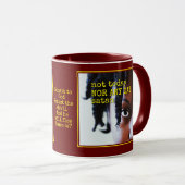 NICHT HEUTE SATAN | Benutzerdefiniertes Foto | Chr Tasse (VorderseiteRechts)