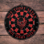 Nicht heute Satan Black Red Dartscheibe<br><div class="desc">Das ultimative Statement für Ihr Spielzimmer oder die Mannhöhle - das Red & Black Dartboard mit Devil Pic in der Mitte! Dieses einzigartige und edgy Dartboard ist perfekt für diejenigen, die eine Touch der Dunkelheit in ihrer Dekoration schätzen. Das lebendige Schwarz-Rot-Schema fügt jedem Raum ein feines und fesselndes Element hinzu,...</div>