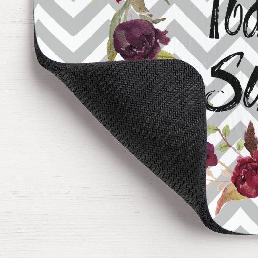 Nicht heute Satan christliches Zickzack Mit Mousepad (Ecke)