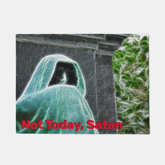 Nicht heute, Satan Doormat Fußmatte (Vorderseite)
