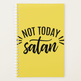 Nicht heute Satan Funny Spiral Planner Planer