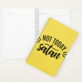 Nicht heute Satan Funny Spiral Planner Planer (Anzeige)