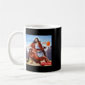 Nicht heute Satan Jesus Crossover Bysketbyll Fun M Kaffeetasse (Links)