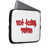Nicht heute Satan Laptopschutzhülle (Vorne Rechts)