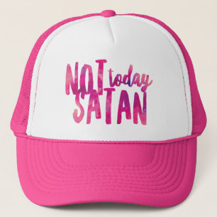Nicht heute Satan LKW-Fahrer-Mütze Truckerkappe