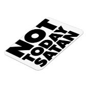 Nicht heute Satan Magnet (Linke Seite)