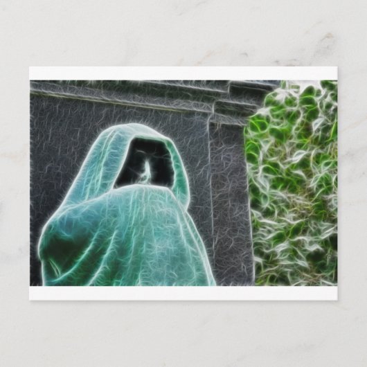 Nicht heute Satan Postkarte (Vorderseite)