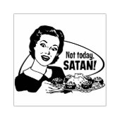 Nicht heute Satan Stempel (Prägung)