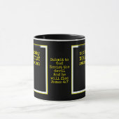 NICHT HEUTE SATAN | Strong Black Woman Tasse (Zentrum)