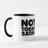 Nicht heute Satan Tasse (Links)