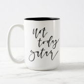 Nicht heute Satan Tasse (Links)