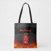 Nicht heute Satan-Tragetasche Tasche (Vorderseite)
