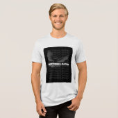 Nicht heute, Satan Tri-Blend Shirt (Vorderseite voll)