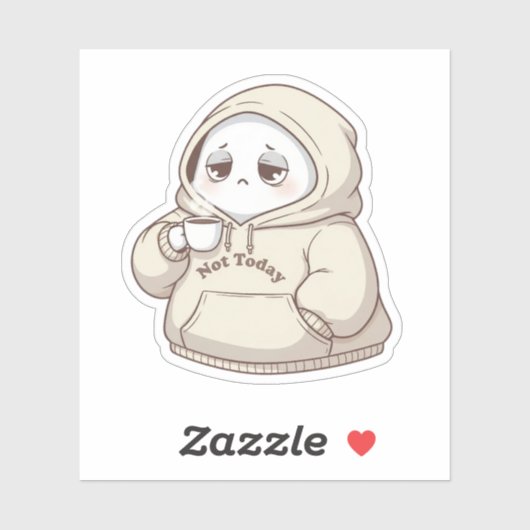 Nicht heute Sticker (Blatt)