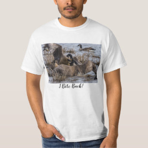 Nicht hier Gewollt Biss ich zurück T - Shirt