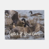 Nicht hier Gewollt Eingabe, wenn Sie es wagen, Doo Fußmatte (Vorderseite)