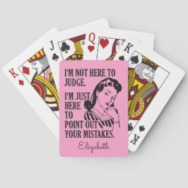 "Nicht hier Name- u. Farbkartensatz beurteilen" Spielkarten