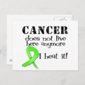 Nicht-Hodgins-Lymphom lebt hier nicht mehr Postkarte (Vorne/Hinten)