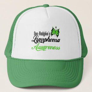 Nicht Hodgkins Lymphom-Bewusstseins-Schmetterling Truckerkappe
