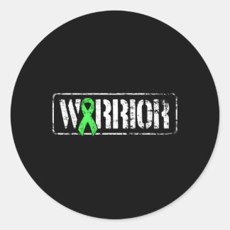 Nicht-Hodgkins-Lymphom-Krieger-Software militärisc Runder Aufkleber