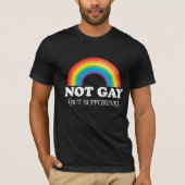 NICHT HOMOSEXUELL T-Shirt (Vorderseite)