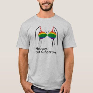NICHT HOMOSEXUELLER ABER UNTERSTÜTZENDER BH - .PN T-Shirt