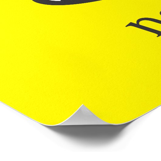 Nicht hören poster (Ecke)