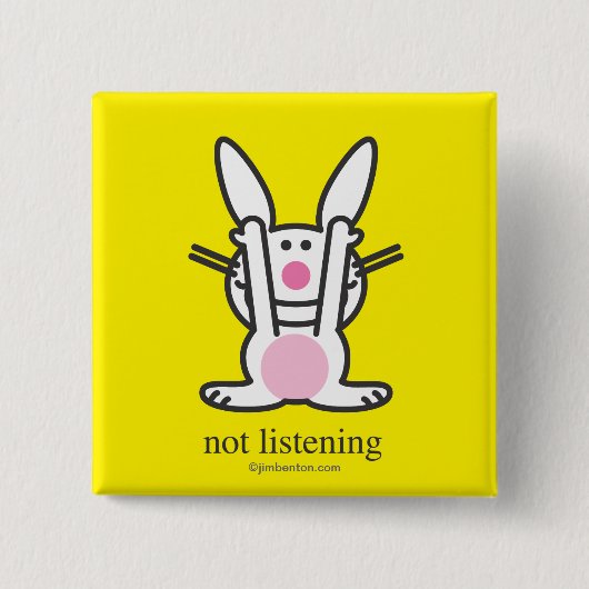 Nicht hörend button (Vorderseite)