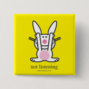 Nicht hörend button