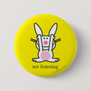 Nicht hörend button