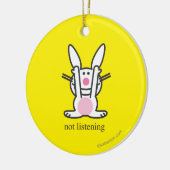 Nicht hörend keramikornament (Links)